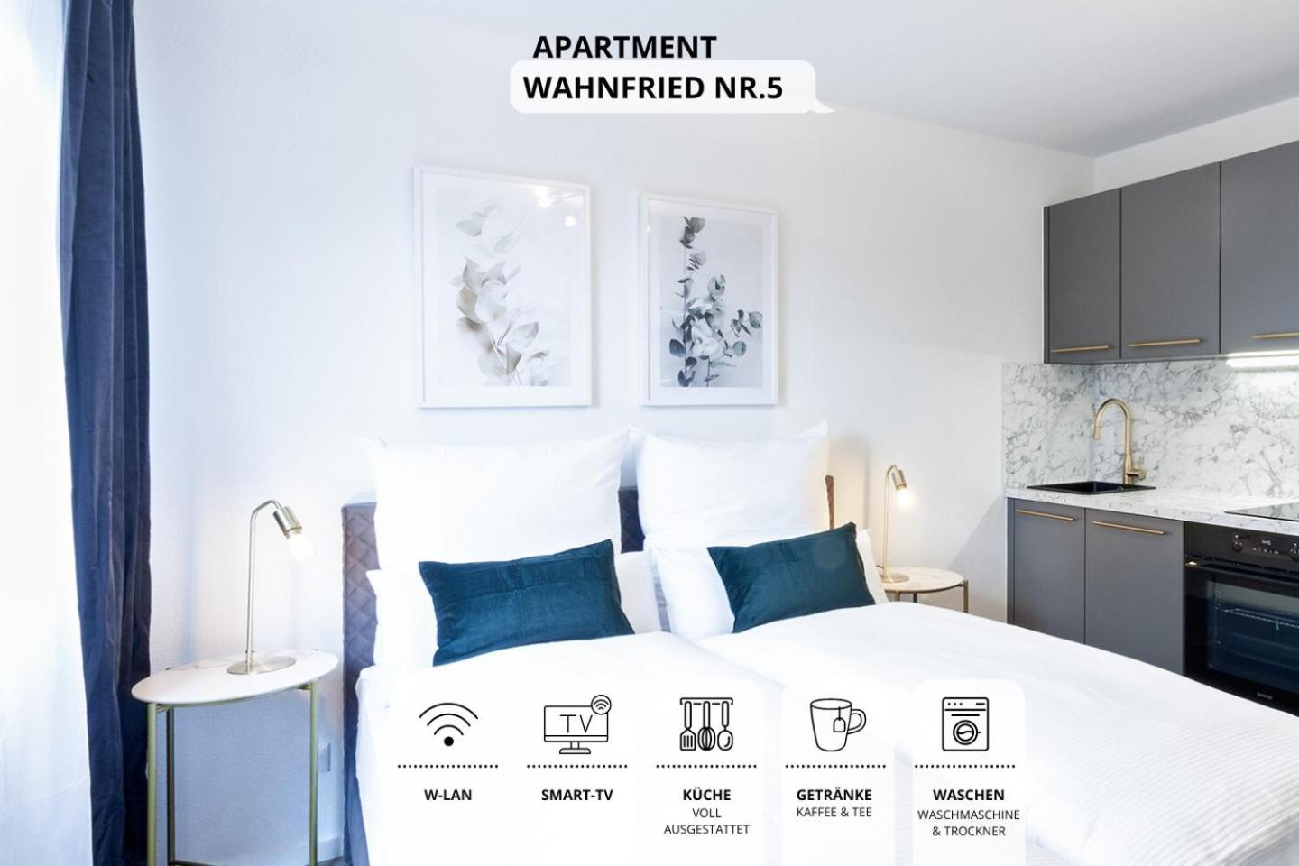 Apartment Wahnfried No5 - Zentrales Cityapartment Kueche Mit Duschbad - 300M Zur Fussgaengerzone Байройт Экстерьер фото